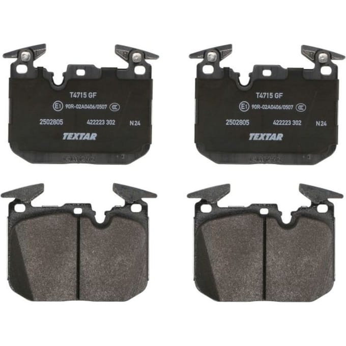 Remblokset TEXTAR 2502805, voor