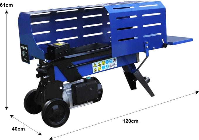 Houtklover - grijs - 520 mm - 7 ton