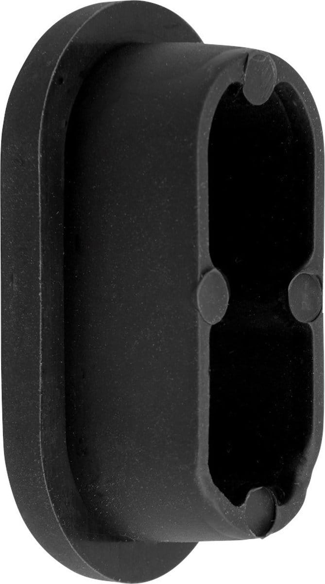 Hermeta LOSSE BUFFER OVAAL ZWART (4709-80)