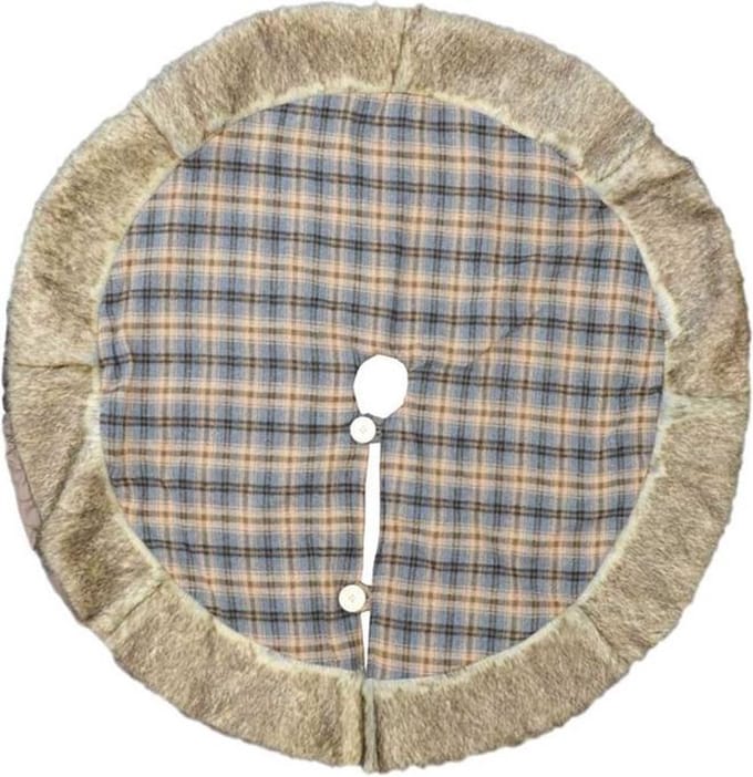 Unique Living - Treeskirt Noud 90cm Ø dessin 2 - Kerstboomkleed