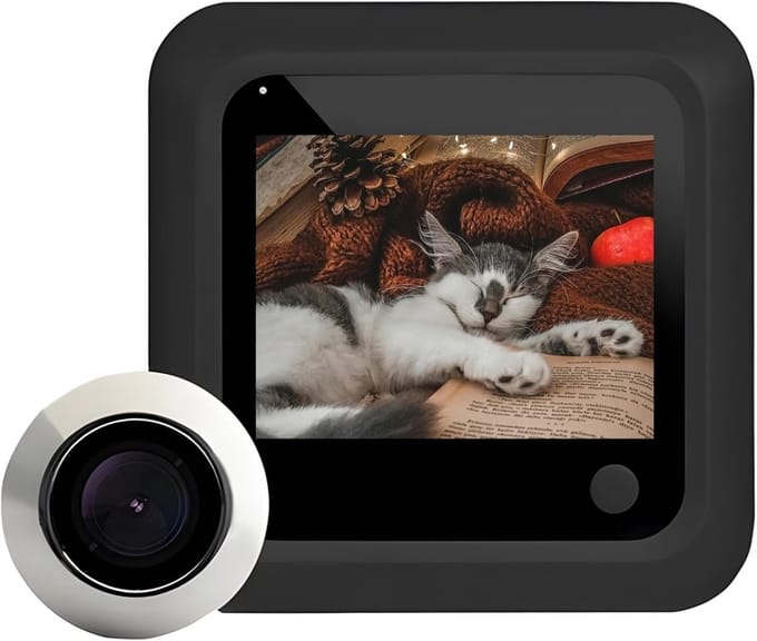 Deurcamera met Display - Slim Kijkgaatje Viewer - Veilig Huis Bewaken - HD Beeld Kwaliteit