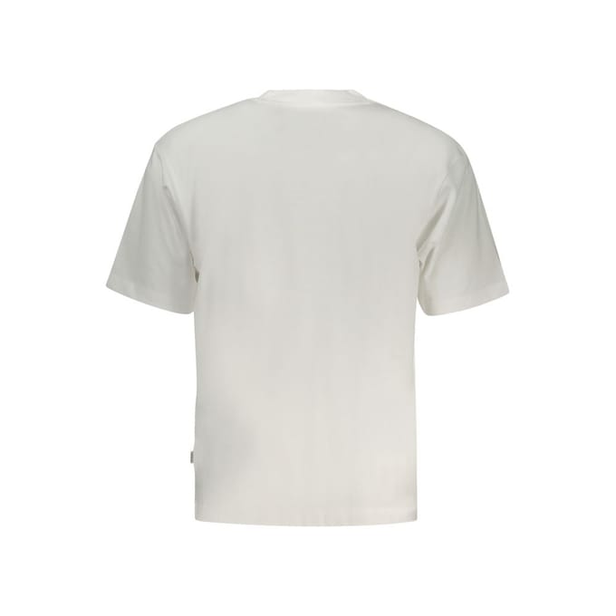 Guess Jeans Bianco Katoenen Heren T-Shirt