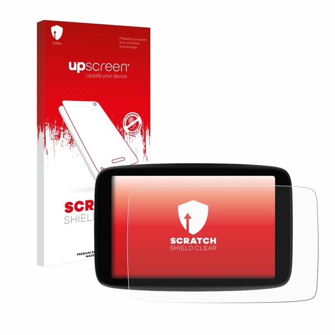 upscreen - Screenprotector voor TomTom GO Expert Plus 7" - Folie Beschermfolie transparant