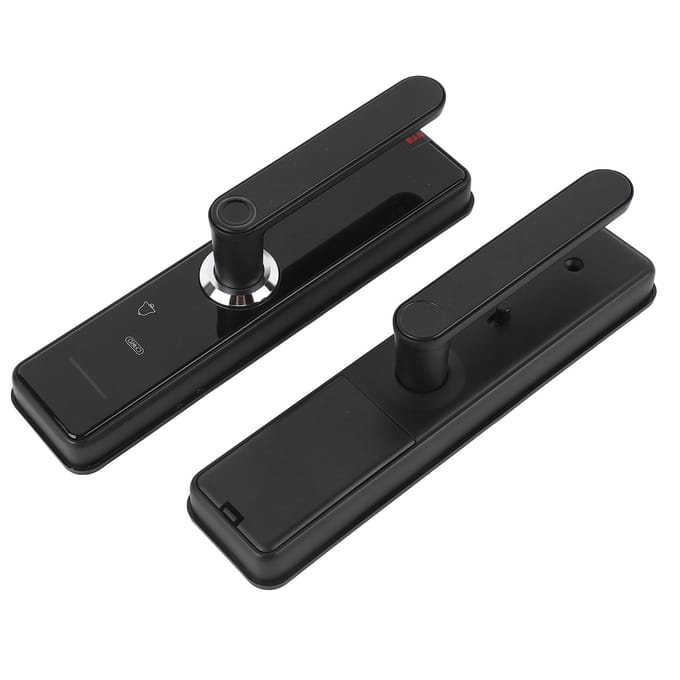 Vingerafdruk Deurslot Snelle Reactie Touchscreen Slim Universeel Sleutelloos Toegang Deur zwart