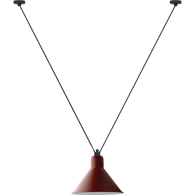 DCWéditions - LES ACROBATES DE GRAS N°323 hanglamp - rood - conisch XL