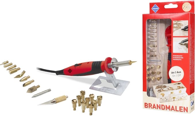 Pebaro Houtbrander met aan uit knop 0262