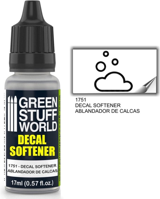 Green Stuff World Modelbouwdecoratie - Stuff World 1751 Decal Softener - 17ml Decal vloeistof