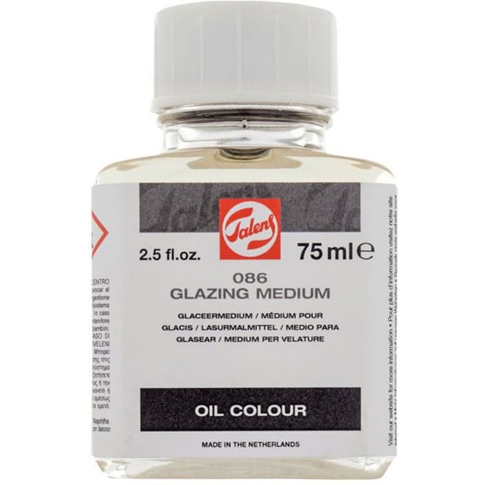 Medium voor glacis - Olieverf - Verdunnend - Glans - Talens - 75ml
