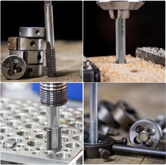 Handtap en Schroefdraadsnijder M10 x 1,0 mm HSS Set