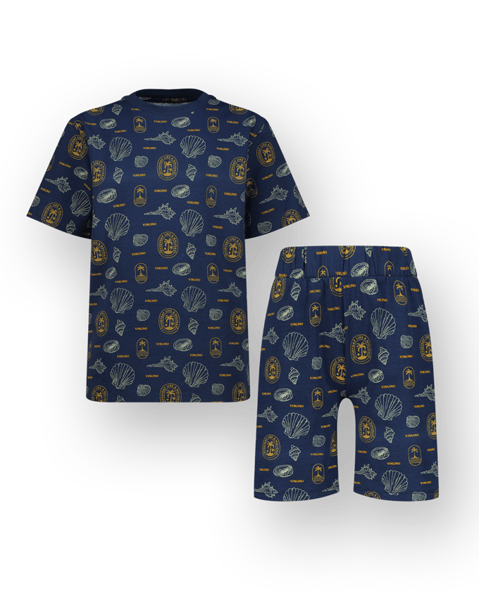 Vingino Boys Wasea Pyjama Dark Blue Größe: M | Nachtwäsche Outlet | kids | Blau