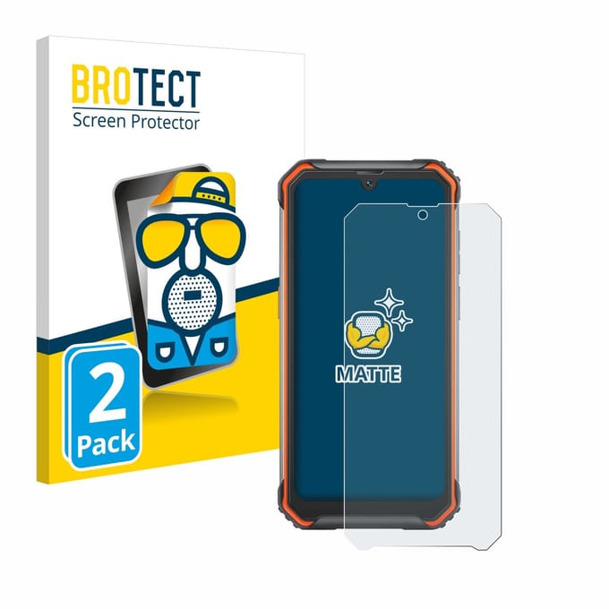 BROTECT - Screenprotector voor Blackview BV7200 - Folie Beschermfolie matte 2 Stuks
