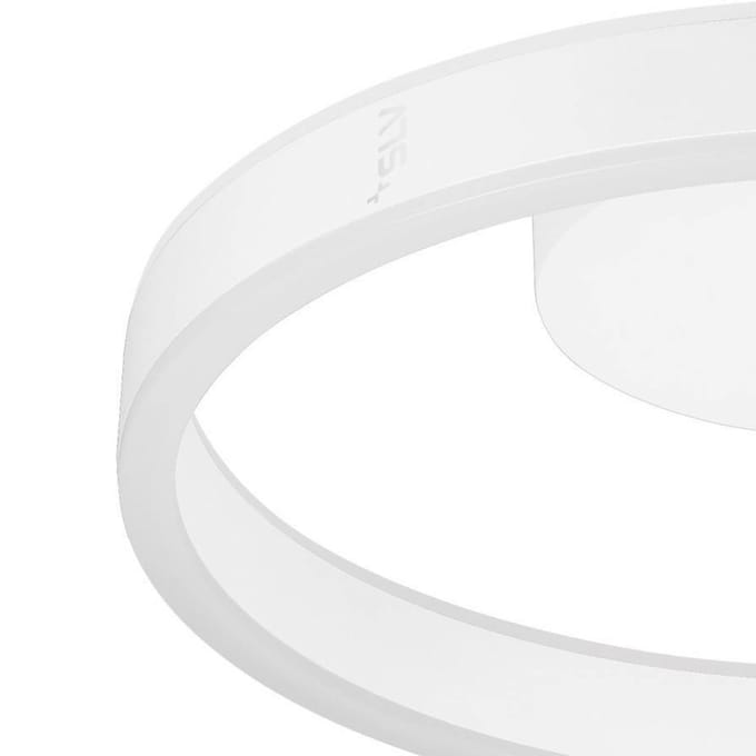 SLV LED plafondlamp One, Ø 40 cm, wit, metaal, CCT