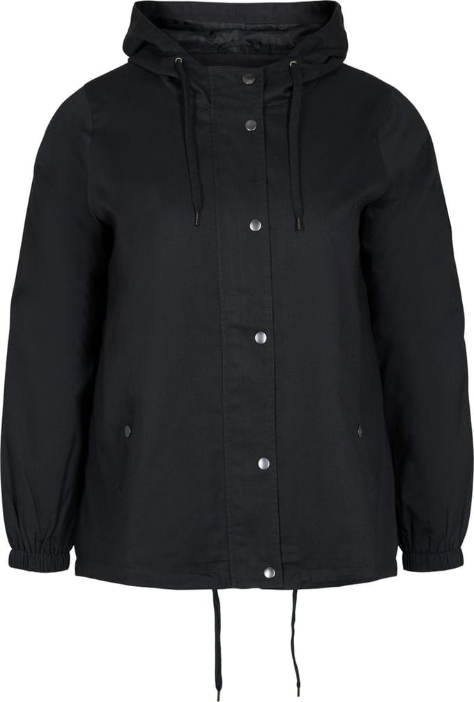 Parka jas met capuchon en steekzakken