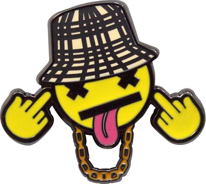 Bad Boy Chiller Crew - Disrespectful Emoji Pin - Multicolours