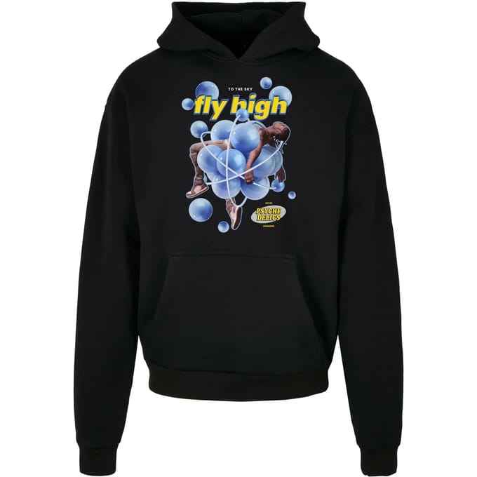 Mister Tee - Bubblles Heavy Oversize Hoodie/trui - L - Zwart