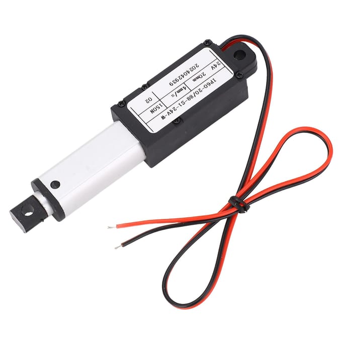 DC24V Elektrische Lineaire Actuator 20mm Slag 150N 4mms IPX4 Lineaire Bewegingsactuator voor Robotstofzuiger