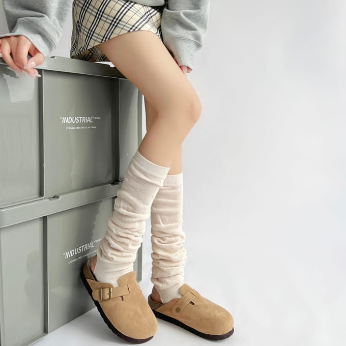 Mode Voet Sokken Dames Herfst Beenwarmers Sokken Kuit Sokken koffie