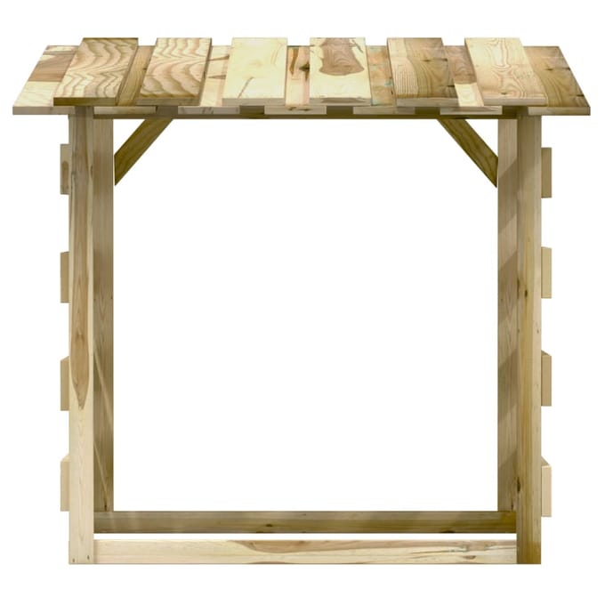 vidaXL - Pergola's - met - dak - 3 - st - 100x90x100 - cm - geïmpregneerd - grenenhout