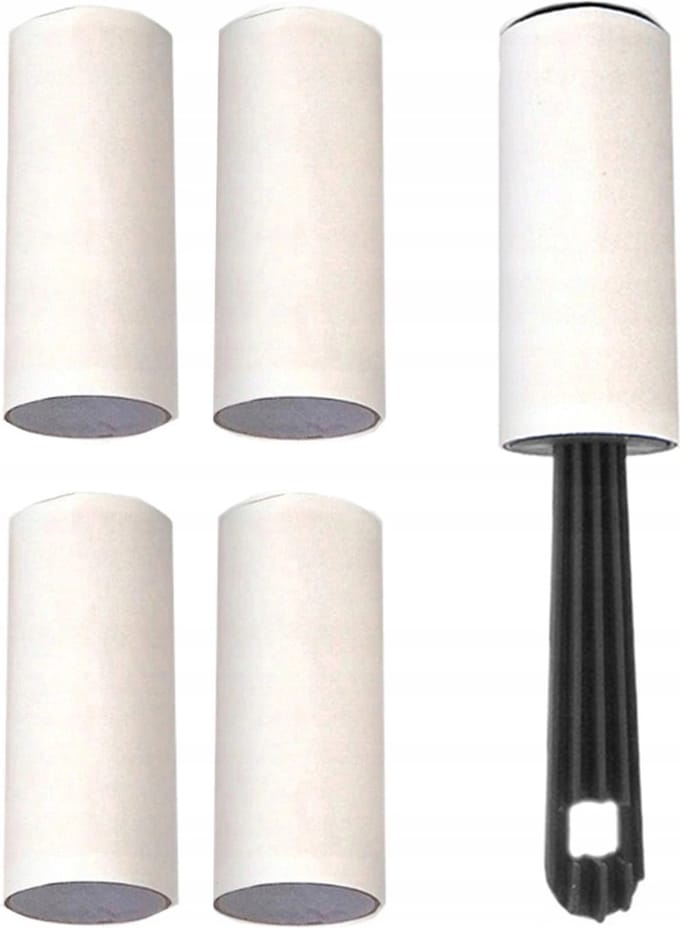 Kleefroller voordeelverpakking 1 roller + 4extra navul rollers - Kattenrolle