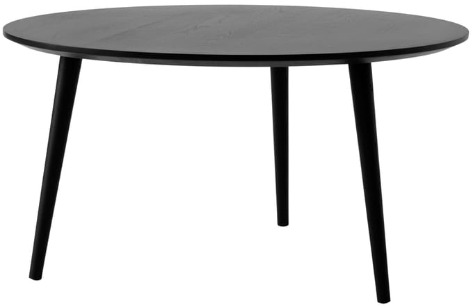 &Tradition In Between Salontafel - zwart gelakt eiken - Ø90 x 48 cm