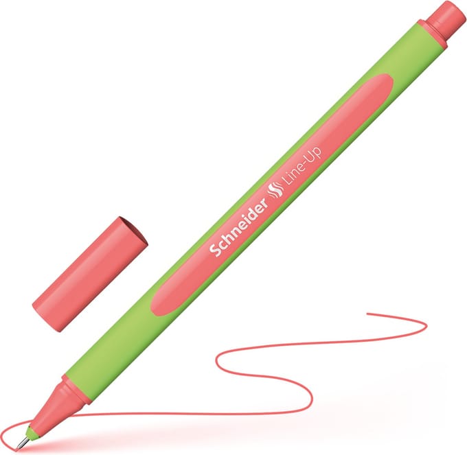 Schneider fineliner - Line-Up - lijnbreedte 0,4mm - coral - S-191022