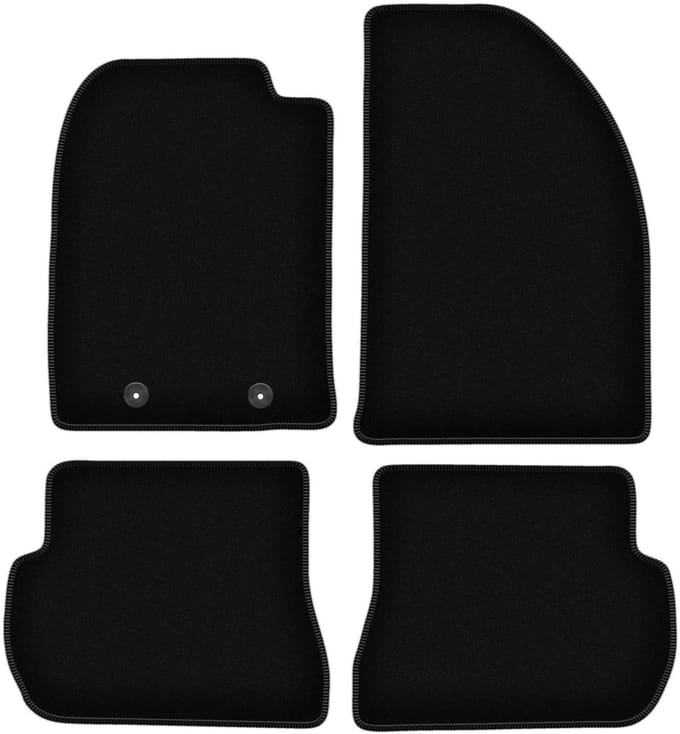 BASIC zwarte veloursmatten voor: Ford Fusion hatchback (2002-2005)