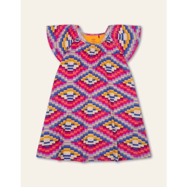 Oilily Dsunny Jurk- maat98/3T Roze Glo
