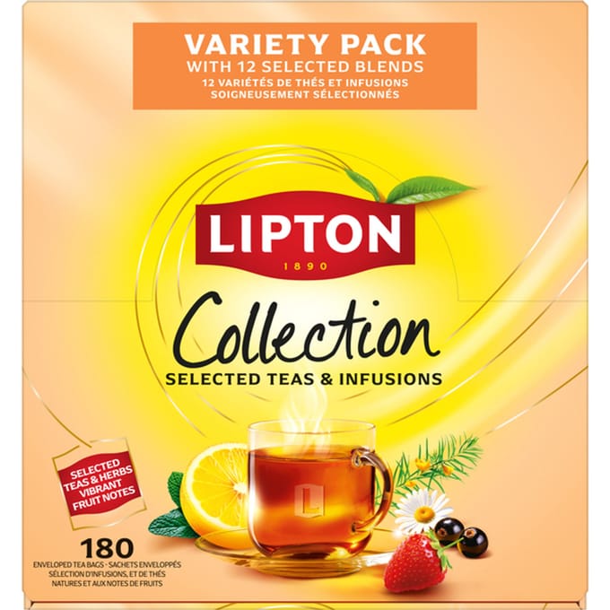 Lipton Feel Good Selection Thee Assortimentsdoos - 180 zakjes - NL-BIO-01