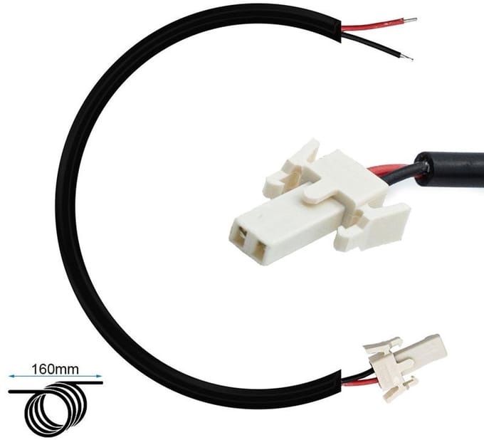 Aansluitkabel Xiaomi achterlicht M365, Ess, 1S, Pro1/2