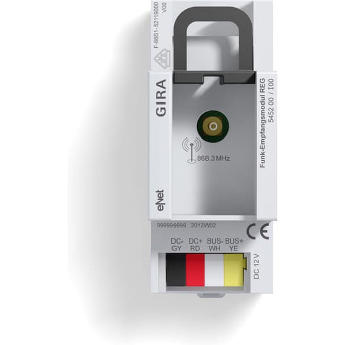 Gira Enet Din Rail Draadloze Ontvanger Module - 545200