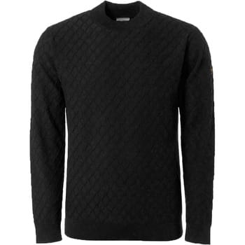 Sweaters No Excess Trui Jacquard Gebreid Zwart