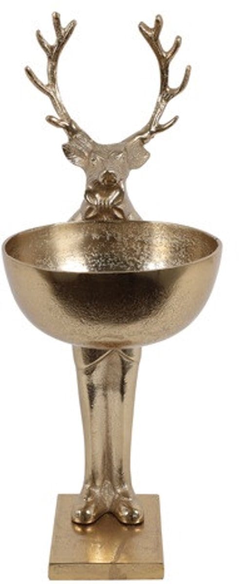 Countryfield Schaal Hert man L goud H51cm