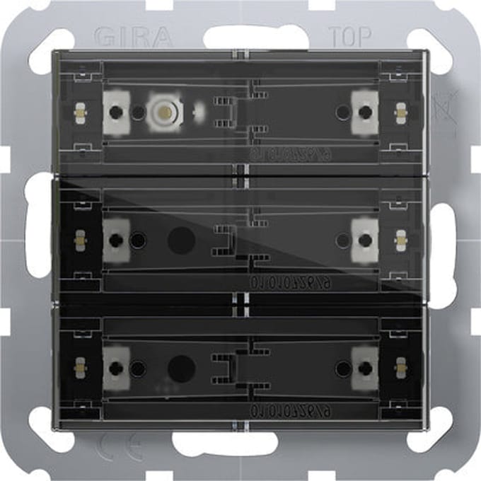 KNX Systeem 55 3-Gang Drukknopsensor Standaard - 501300