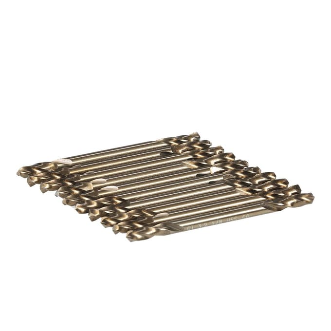10 stuks 1/8  Kobalt HSS Dubbelzijdige Boorbiten Set Elektrisch Gereedschap voor Boren