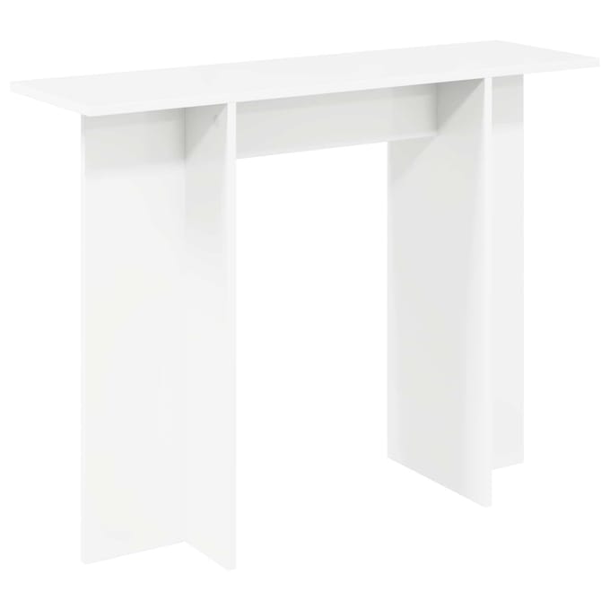 vidaXL - Wandtafel - Wit - 100 - x - 30 - x - 75 - cm - Bewerkt - hout