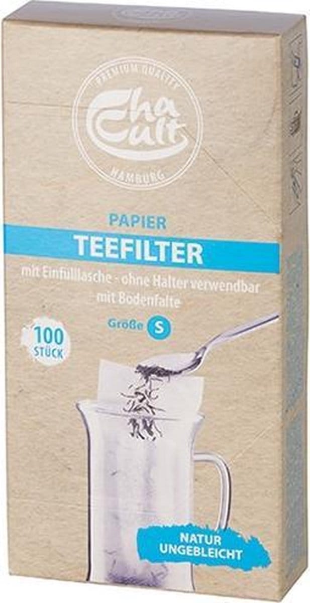 Cha-Cult - Theefilters maat S | 100 stuks