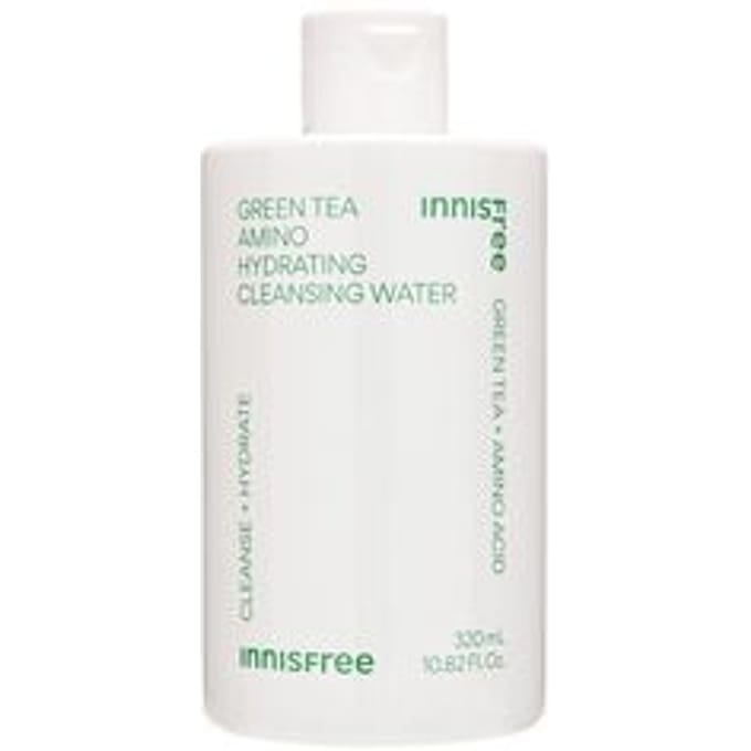 Innisfree Green Tea Amino Hyadrating Cleansing Water 320ml (3 Options) #1PCS white