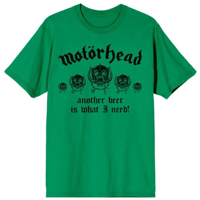 Motörhead T-shirt - 50th Another Beer - S tot XXL - voor Mannen - groen
