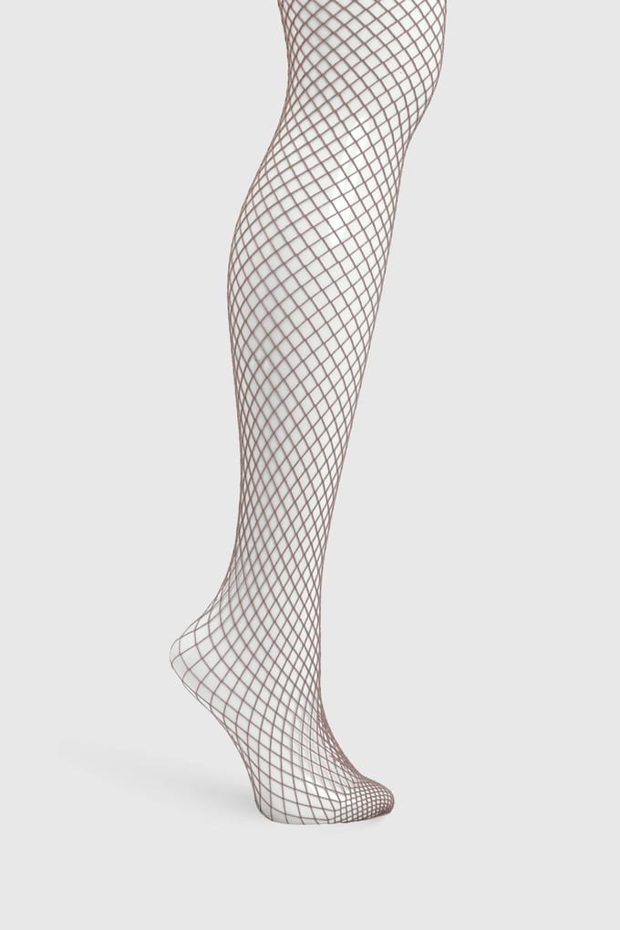 boohoo Dames Chocoladebruine Netpanty
