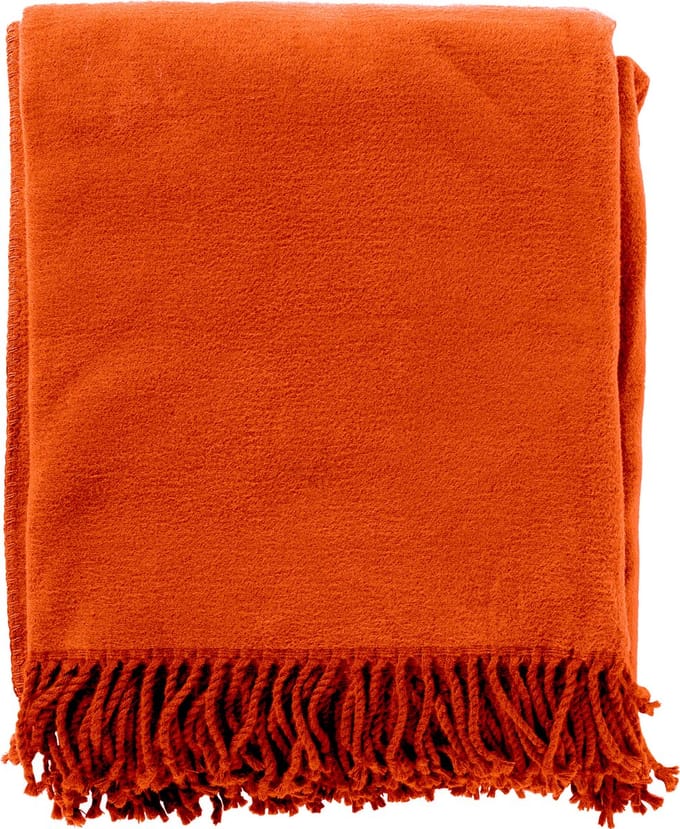 ANNABELLA | Plaid 150x200 cm | Potters Clay | Oranje | Hoii