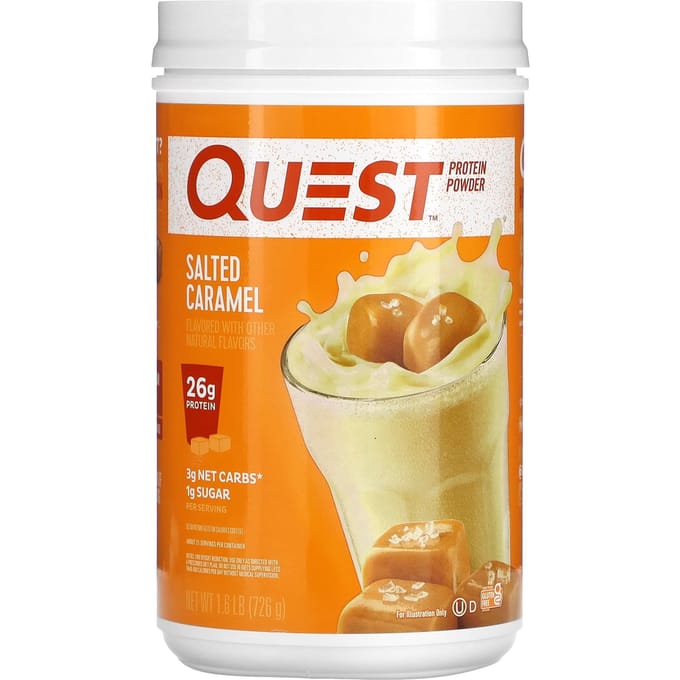 Quest Nutrition, eiwitpoeder, gezouten karamel, 725 gram (726 gram)