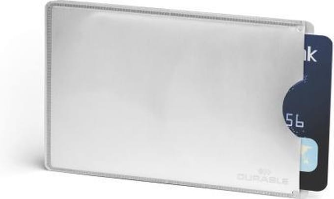 Durable Creditcard Sleeve - RFID SECURE - set van 3 stuks.