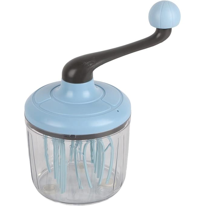 Multifunctionele Handmatige Eierklopper Handmixer Blender Bakken Slagroom Klopper Schuimer Garde blauw