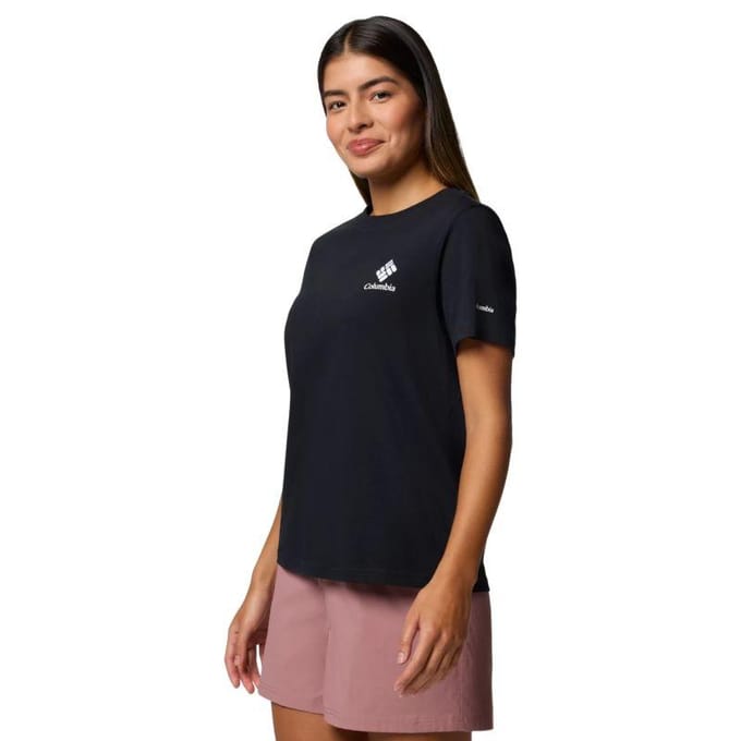 Columbia Dames/Dames Rolling Bend Grafisch T-shirt (Zwart)