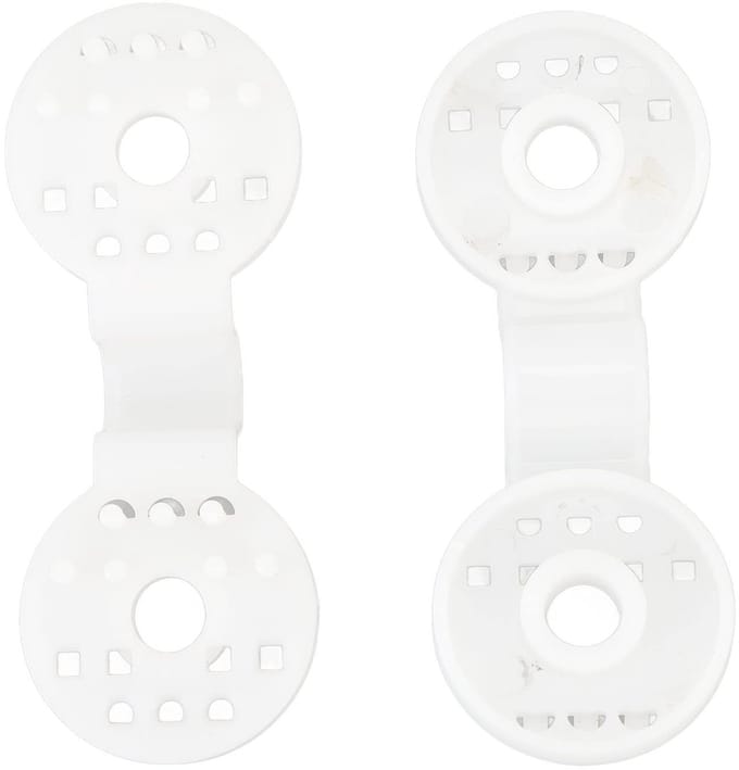 Dailygoods - 100 Stuks Plastic Clips voor Schaduwdoek en Vogelnetten