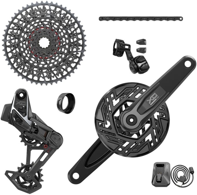 Sram X0 Axs Eagle E-mtb Bosch Groepset Zilver 160 mm 36t / 10-52t