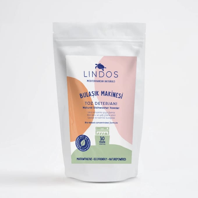 Lindos Naturals Natuurlijk Vaatwaspoeder - 30 Wasbeurten