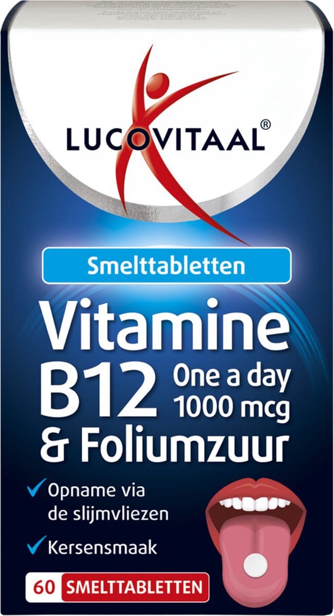 Lucovitaal Vitamine B12 & Foliumzuur - 60 Smelttabletten