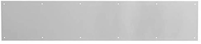 Deurtrapplaat 15,2 x 86,4 cm - Nikkel Gesatineerd