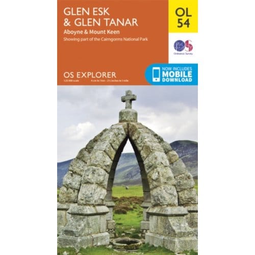 Glen Esk & Glen Tanar, Aboyne & Mount Keen - Ordnance Survey
